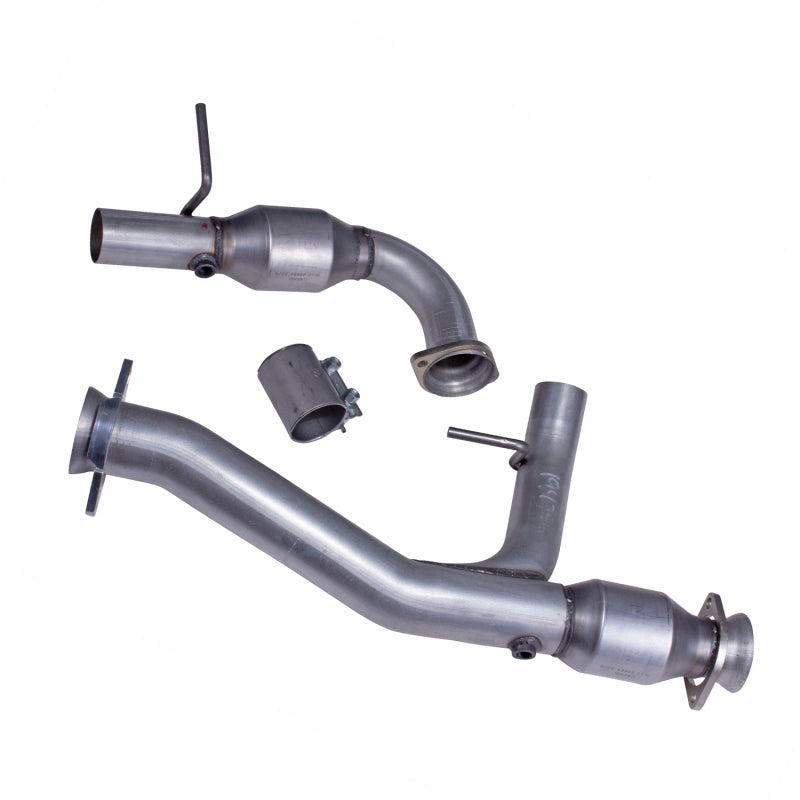 BBK 11-14 Ford F-150 Coyote 5.0 3in Short Exhaust Mid Y-Pipe w/ Catalytic Converters (For 1947) BBK 11-14 Ford F-150 Coyote 5.0 3in Short Exhaust Mid Y-Pipe w/ Catalytic Converters (For 1947)