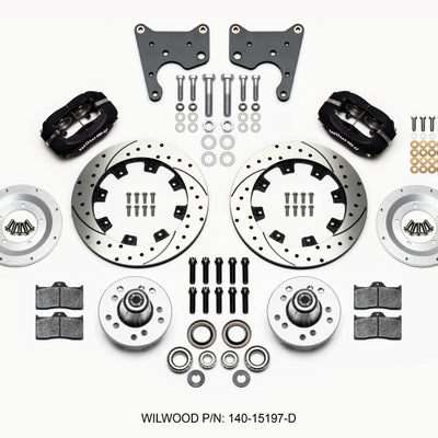 Wilwood Forged Dynalite Front Kit 12.19in Drilled 65-72 CDP C Body -Drum