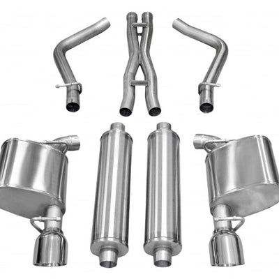 Corsa 2011-2013 Chrysler 300 R/T 5.7L V8 Polished Sport Cat-Back Exhaust