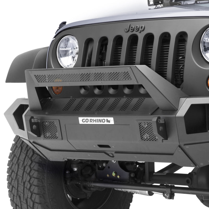 Go Rhino 07-20 Jeep Wrangler JL/JLU/JK/JKU/Gladiator JT Trailline 20 Light Mount Bar Go Rhino 07-20 Jeep Wrangler JL/JLU/JK/JKU/Gladiator JT Trailline 20 Light Mount Bar