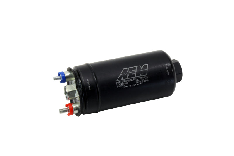 AEM 380LPH High Pressure Fuel Pump -6AN Female Out, -10AN Female In AEM 380LPH High Pressure Fuel Pump -6AN Female Out, -10AN Female In