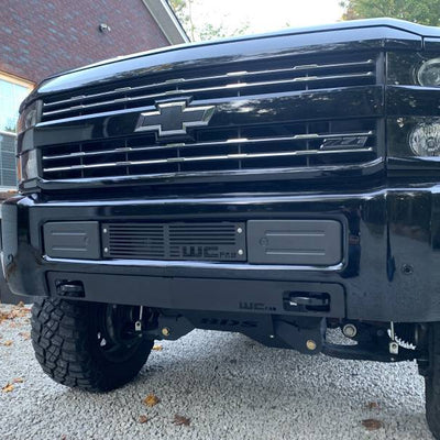 Wehrli 15-19 Chevrolet 2500/3500 Front Bumper Valance Filler Panel Kit w/Tow Hooks - Raw Finish