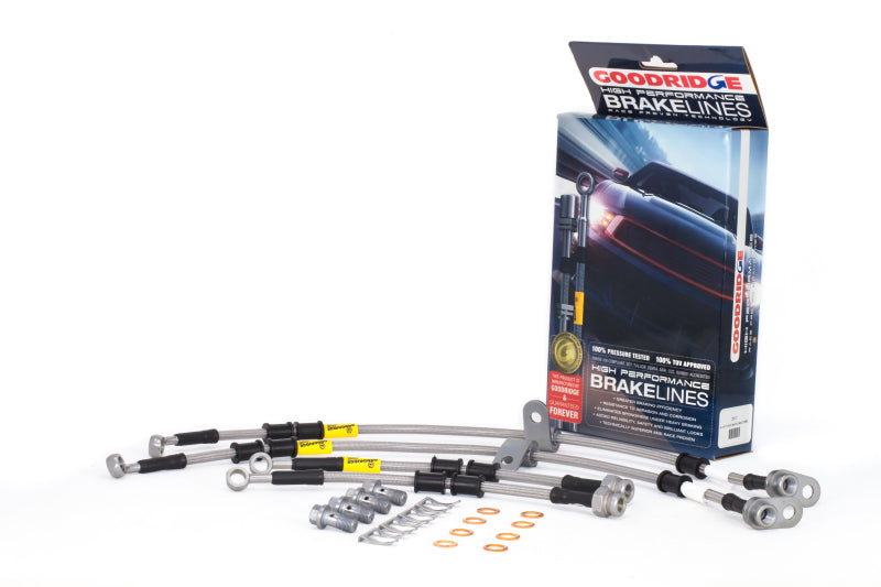 Goodridge 16-17 Mazda Miata MX-5 (w/o Factory Brembo Calipers) SS Brake Lines Goodridge 16-17 Mazda Miata MX-5 (w/o Factory Brembo Calipers) SS Brake Lines