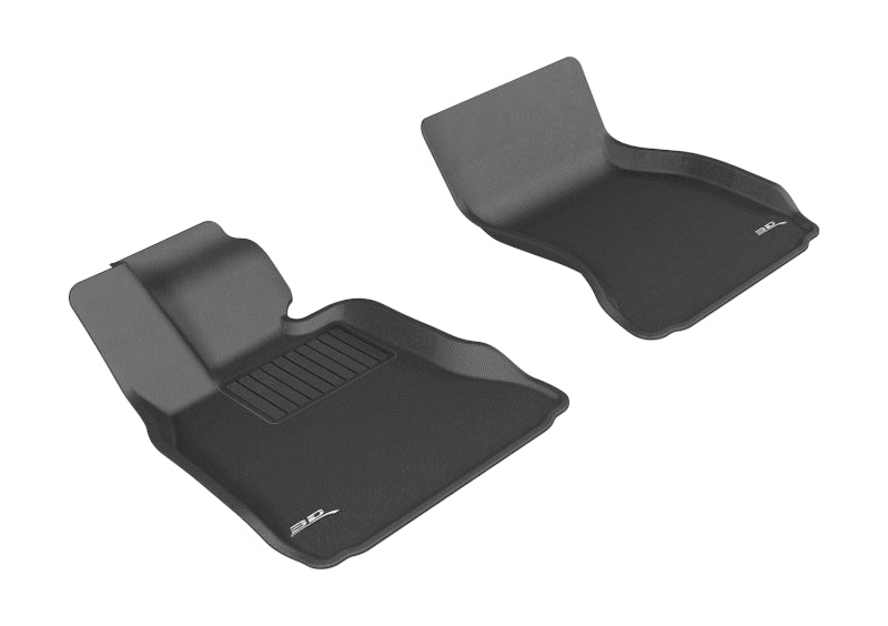3D MAXpider 2009-2015 BMW 7 Series/Li F01/F02/F04 Kagu 1st Row Floormat - Black 3D MAXpider 2009-2015 BMW 7 Series/Li F01/F02/F04 Kagu 1st Row Floormat - Black