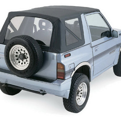 Rampage 1986-1994 Suzuki Samurai Soft Top OEM Replacement - Black Diamond