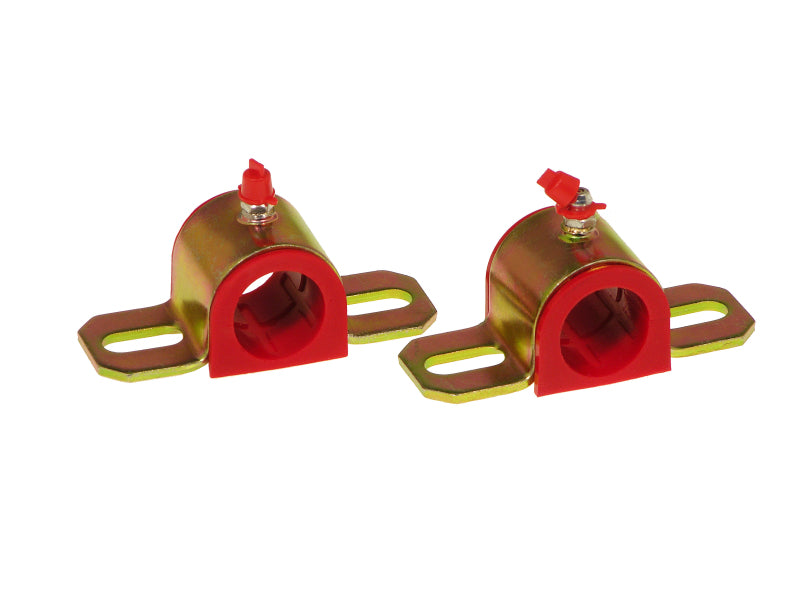 Prothane Universal Greasable Sway Bar Bushings - 1in - Type A Bracket - Red Prothane Universal Greasable Sway Bar Bushings - 1in - Type A Bracket - Red