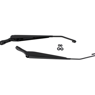 Kentrol 07-18 Jeep Wrangler JK Windshield Wiper Arms Pair - Powdercoat Black