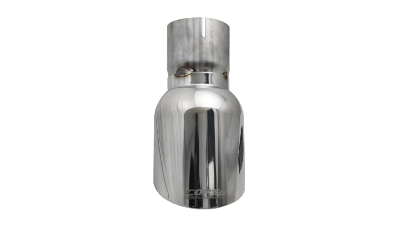 Corsa 2009-2019 e Universal 3.0in Inlet / 4.5in Outlet Polished Pro-Series Tip Kit Corsa 2009-2019 e Universal 3.0in Inlet / 4.5in Outlet Polished Pro-Series Tip Kit
