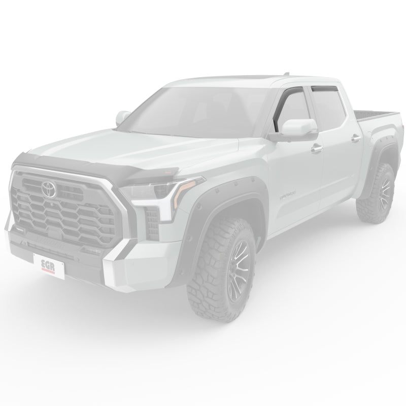 EGR 2022+ Toyota Tundra In-Channel Window Visors Front/Rear Set Dark Smoke EGR 2022+ Toyota Tundra In-Channel Window Visors Front/Rear Set Dark Smoke