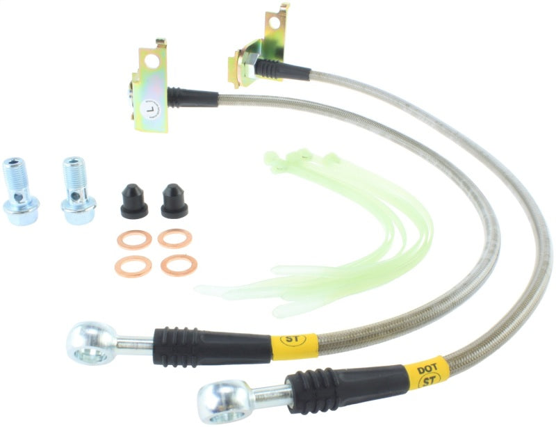 StopTech 03-05 Dodge SRT-4 Stainless Steel Front Brake Lines StopTech 03-05 Dodge SRT-4 Stainless Steel Front Brake Lines