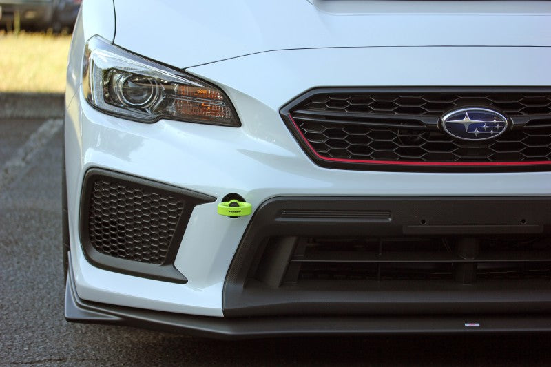 Perrin 18-21 WRX/STI / 13-20 BRZ / 17-20 Toyota 86 Front Tow Hook Kit - Neon Yellow Perrin 18-21 WRX/STI / 13-20 BRZ / 17-20 Toyota 86 Front Tow Hook Kit - Neon Yellow