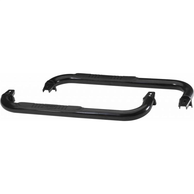 Rampage 1987-1995 Jeep Wrangler(YJ) 3 Inch Round Nerf Bar - Black Rampage 1987-1995 Jeep Wrangler(YJ) 3 Inch Round Nerf Bar - Black