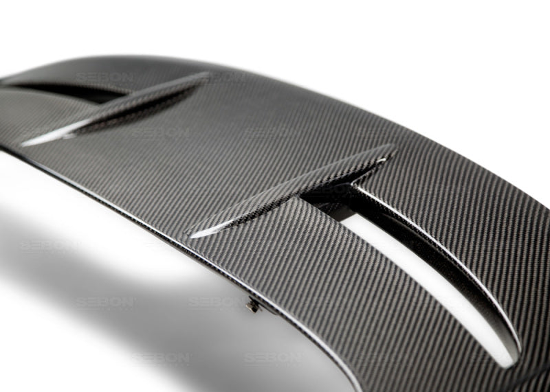 Seibon 11-15 Ford Fiesta (Hatchback) ST-Style Carbon Fiber Rear Spoiler Seibon 11-15 Ford Fiesta (Hatchback) ST-Style Carbon Fiber Rear Spoiler