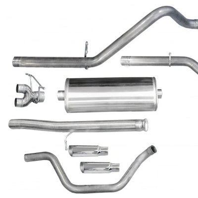 Corsa 2010-2013 Chevrolet Silverado Ext. Cab/Std. Bed 1500 4.8L V8 Polished Sport Cat-Back Exhaust