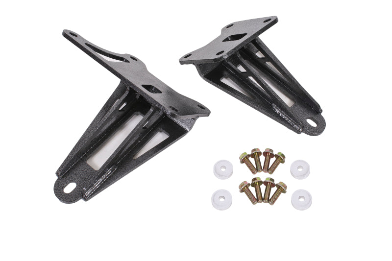 BMR 11-17 S197 Mustang Motor Mount Brackets - Black Hammertone BMR 11-17 S197 Mustang Motor Mount Brackets - Black Hammertone