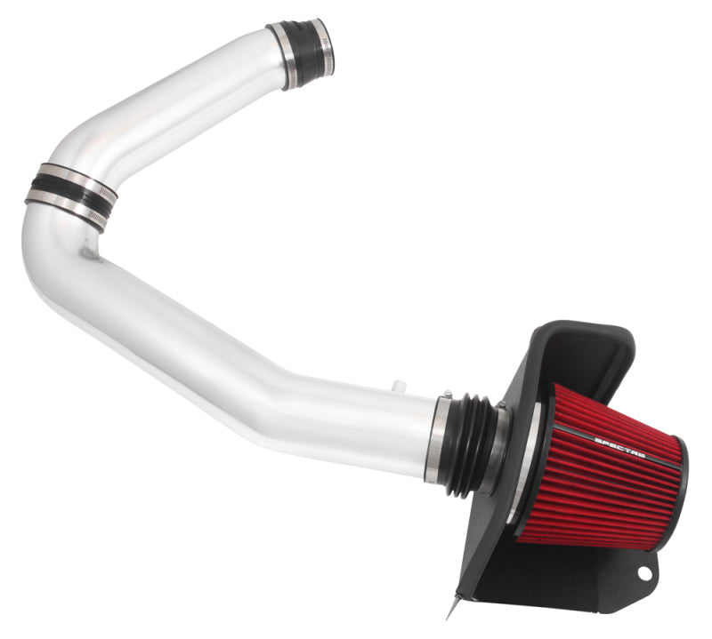Spectre 11-15 Jeep Grand Cherokee V6-3.6L F/I Air Intake Kit - Polished w/Red Filter Spectre 11-15 Jeep Grand Cherokee V6-3.6L F/I Air Intake Kit - Polished w/Red Filter