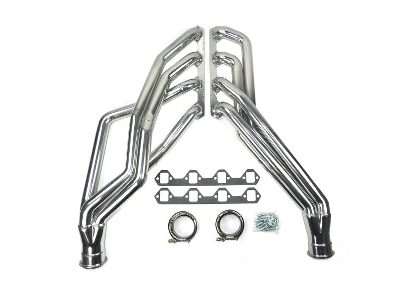 JBA 65-73 Ford Mustang 351W SBF 1-3/4in Primary Silver Ctd Long Tube Header JBA 65-73 Ford Mustang 351W SBF 1-3/4in Primary Silver Ctd Long Tube Header