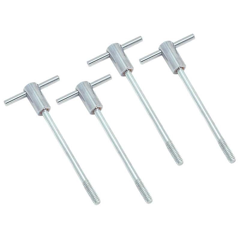 Spectre Chevy Center Bolt Valve Cover Bolt Set T-Bar - Chrome 4 Pack Spectre Chevy Center Bolt Valve Cover Bolt Set T-Bar - Chrome 4 Pack