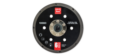 Griots Garage 6in Vented Orbital Backing Plate (G9)
