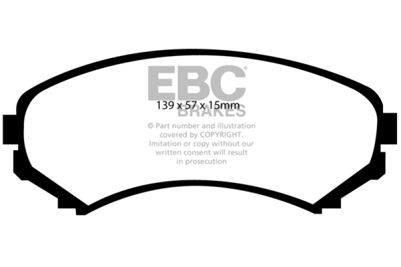 EBC 02-03 Honda Passport 3.2 Greenstuff Front Brake Pads EBC 02-03 Honda Passport 3.2 Greenstuff Front Brake Pads
