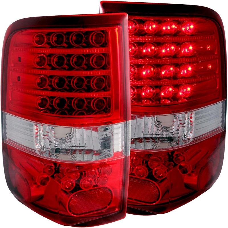 ANZO 2004-2008 Ford F-150 LED Taillights Red/Clear ANZO 2004-2008 Ford F-150 LED Taillights Red/Clear