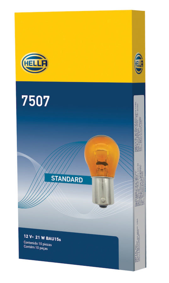 Hella Bulb 7507 12V 21W BAU15s S8 AMBER Hella Bulb 7507 12V 21W BAU15s S8 AMBER