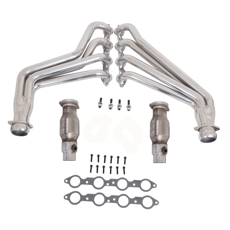 BBK 10-15 Camaro LS3 L99 Long Tube Exhaust Headers With Converters - 1-3/4 Silver Ceramic BBK 10-15 Camaro LS3 L99 Long Tube Exhaust Headers With Converters - 1-3/4 Silver Ceramic