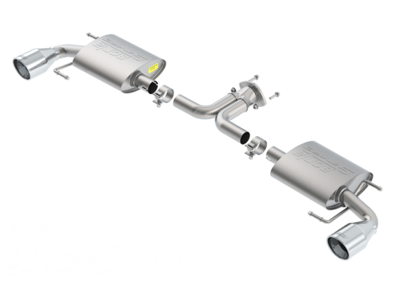 Borla 14-16 Mazda 3 2.0/2.5L AT/MT FWD S-Type Cat-Back Exhaust Single Split Rear Exit Borla 14-16 Mazda 3 2.0/2.5L AT/MT FWD S-Type Cat-Back Exhaust Single Split Rear Exit