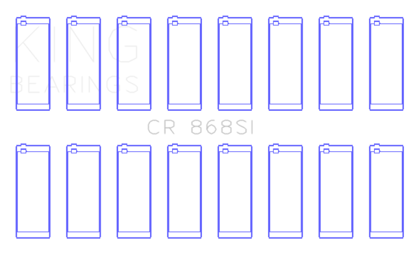 King Engine Bearings Ford 281CI/302CI/330CI 4.6L/5.0L/5.4L V8 (Size +0.25) Rod Bearing Set King Engine Bearings Ford 281CI/302CI/330CI 4.6L/5.0L/5.4L V8 (Size +0.25) Rod Bearing Set