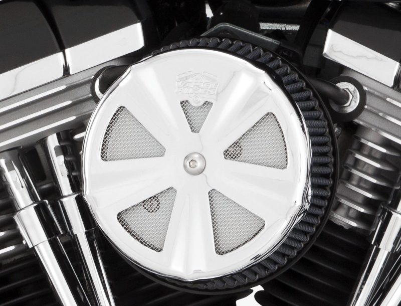 Vance & Hines Chrome Skullcap Crown Intake Cover Vance & Hines Chrome Skullcap Crown Intake Cover