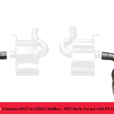 Corsa 2017-2024 Chevy Camaro SS 2.75in Inlet / 4in Outlet Polished Tip Kit (For Corsa Exhaust Only)