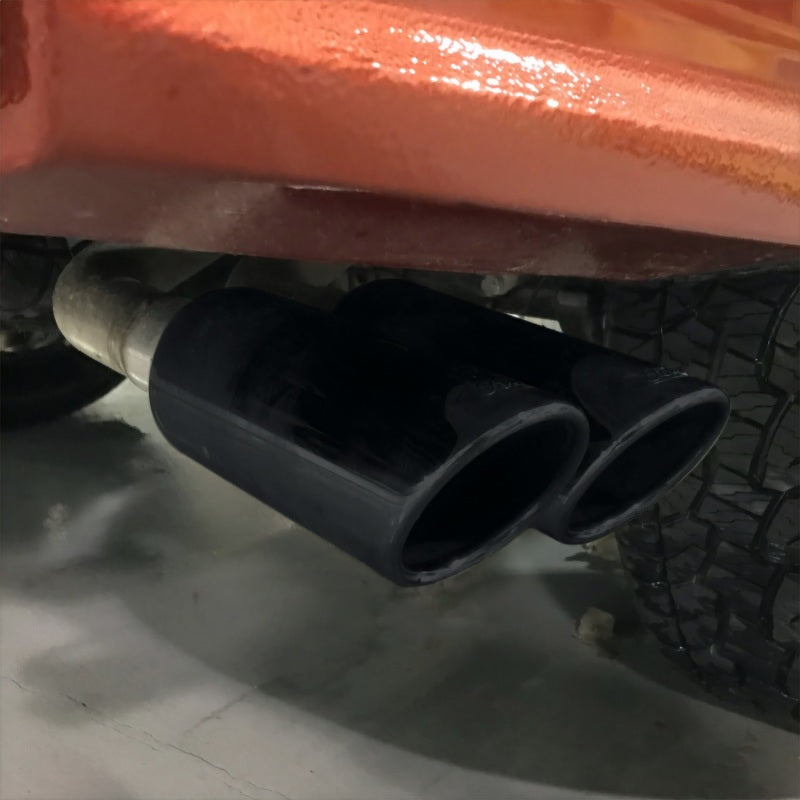 Ford Racing 2019 Ranger 2.3L Ecoboost Side Exit Cat-Back Exhaust System w/ Dual Black Chrome Tips Ford Racing 2019 Ranger 2.3L Ecoboost Side Exit Cat-Back Exhaust System w/ Dual Black Chrome Tips