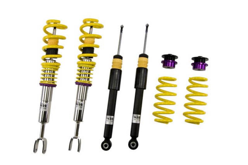 KW Coilover Kit V1 Audi A4 (8E/B6/8H) Avant + Convertible; FWD; all engines KW Coilover Kit V1 Audi A4 (8E/B6/8H) Avant + Convertible; FWD; all engines