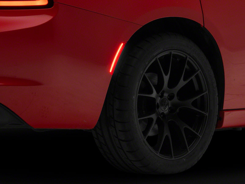 Raxiom 15-23 Dodge Charger Axial Series LED Rear Marker Lights- Red Raxiom 15-23 Dodge Charger Axial Series LED Rear Marker Lights- Red