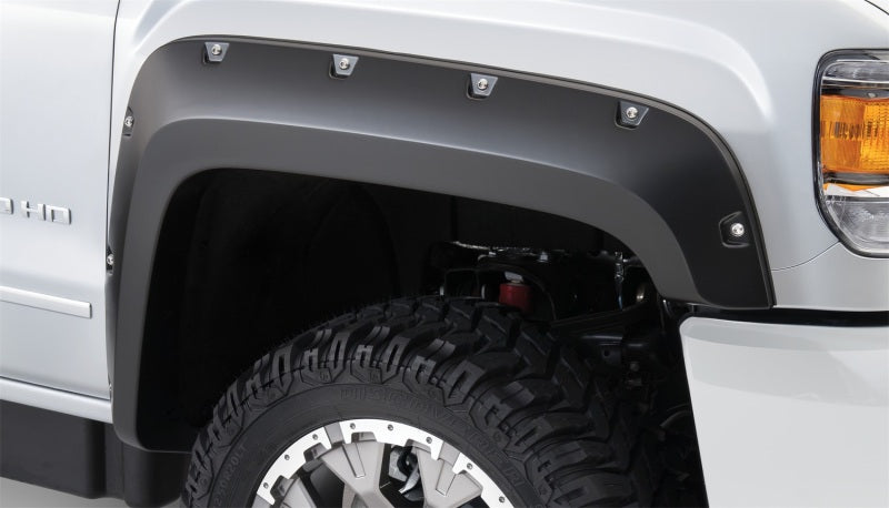 Bushwacker 15-18 GMC Sierra 2500 HD Pocket Style Flares 2pc - Black Bushwacker 15-18 GMC Sierra 2500 HD Pocket Style Flares 2pc - Black