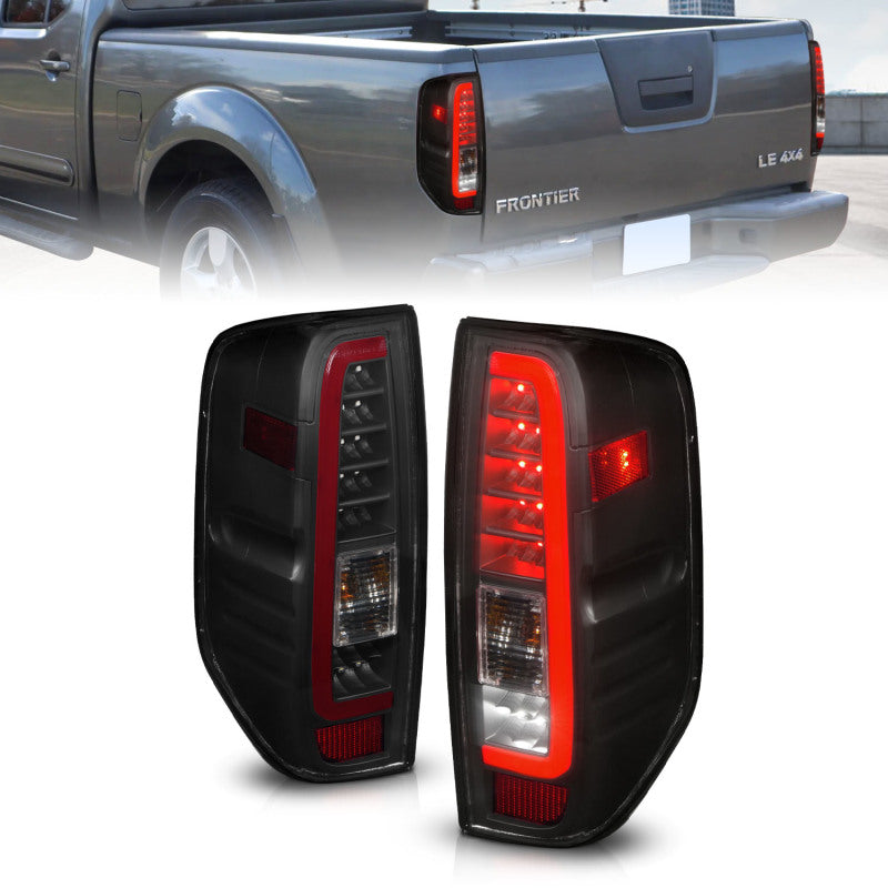 ANZO 2005-2021 Nissan Frontier LED Taillights Black Housing/Smoke Lens ANZO 2005-2021 Nissan Frontier LED Taillights Black Housing/Smoke Lens