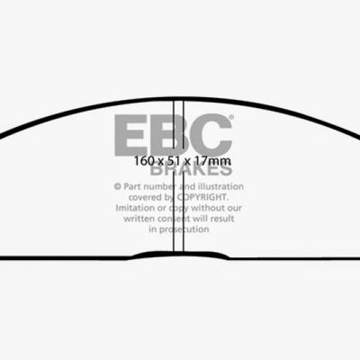 EBC 92-97 Subaru SVX 3.3 Greenstuff Front Brake Pads