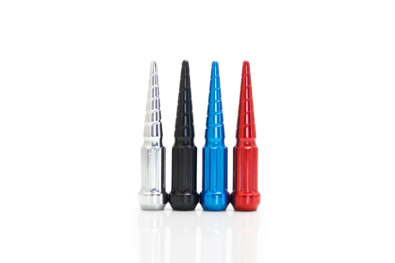 Wheel Mate Spiked Lug Nuts Set of 32 - Red 9/16in Wheel Mate Spiked Lug Nuts Set of 32 - Red 9/16in