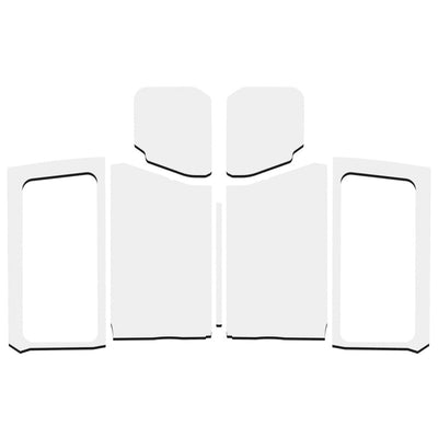 DEI 18-23 Jeep Wrangler JL 2-Door Boom Mat Complete Headliner Kit - 7 Piece - Gray