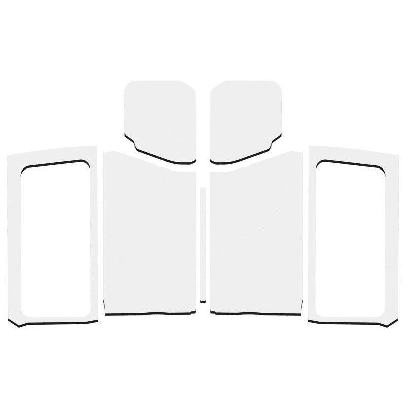 DEI 18-23 Jeep Wrangler JL 2-Door Boom Mat Complete Headliner Kit - 7 Piece - Gray DEI 18-23 Jeep Wrangler JL 2-Door Boom Mat Complete Headliner Kit - 7 Piece - Gray