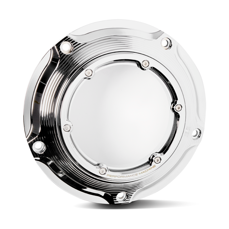Performance Machine Vision Derby Cover W/Bezel - Chrome Performance Machine Vision Derby Cover W/Bezel - Chrome