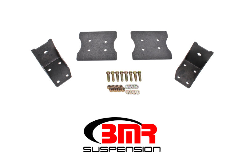 BMR 79-04 Fox Mustang Lower Torque Box Reinforcement Plates - Black Hammertone BMR 79-04 Fox Mustang Lower Torque Box Reinforcement Plates - Black Hammertone