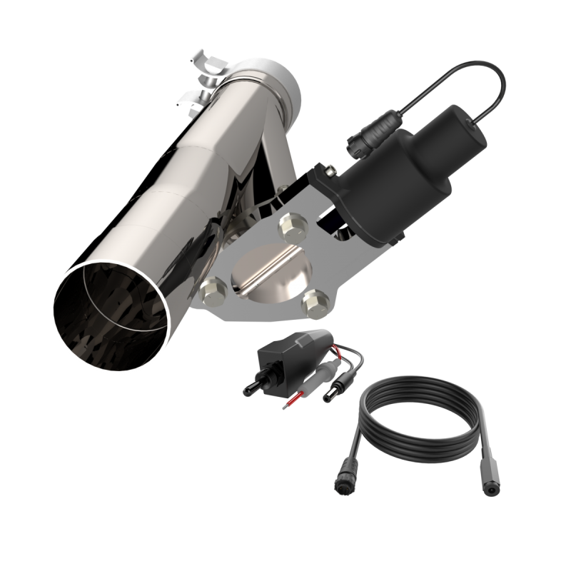 2019-2024 Ford Ranger 2.3L QTP  Aggressor Cutout Pipe 2019-2024 Ford Ranger 2.3L QTP  Aggressor Cutout Pipe