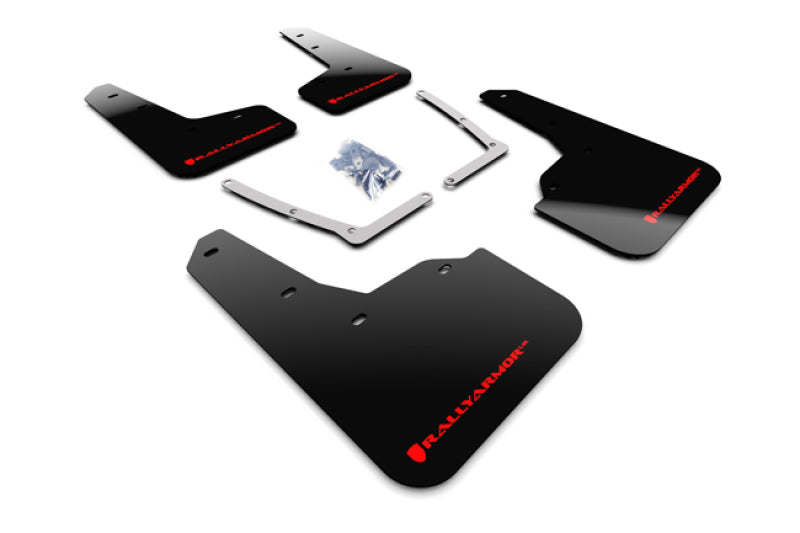 Rally Armor 16-21 Honda Civic Si Black UR Mud Flap w/Red Logo Rally Armor 16-21 Honda Civic Si Black UR Mud Flap w/Red Logo