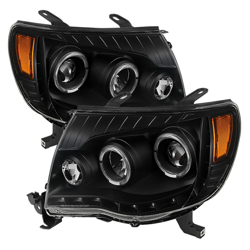 xTune Toyota Tacoma 05-11 Halo Projector Headlights Black PRO-JH-TT05-LED-BK xTune Toyota Tacoma 05-11 Halo Projector Headlights Black PRO-JH-TT05-LED-BK