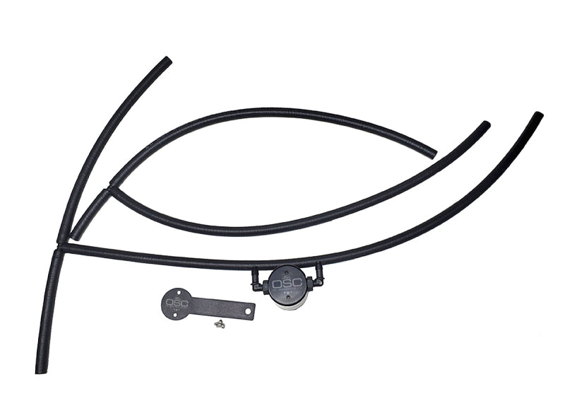 J&L 16-24 Nissan Titan 5.6L Passenger Side Oil Separator 3.0 - Black Anodized J&L 16-24 Nissan Titan 5.6L Passenger Side Oil Separator 3.0 - Black Anodized