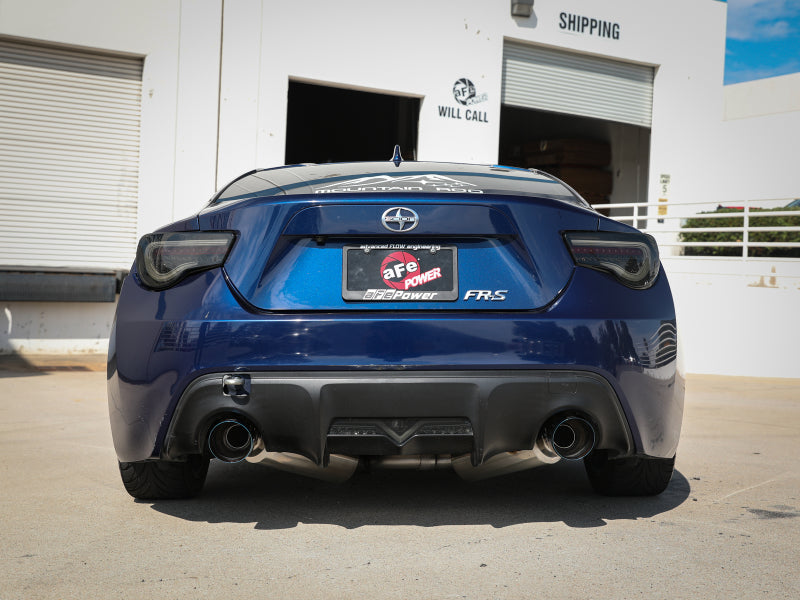 aFe Takeda Exhaust Axle-Back 13-15 Scion FRS / Subaru BRZ 304SS Blue Flame Dual Tips Exhaust aFe Takeda Exhaust Axle-Back 13-15 Scion FRS / Subaru BRZ 304SS Blue Flame Dual Tips Exhaust