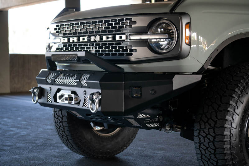 DV8 Offroad Bull Bar Add-On For DV8 Ford Bronco Bumpers - Fits 13in Elite Series Light Bar DV8 Offroad Bull Bar Add-On For DV8 Ford Bronco Bumpers - Fits 13in Elite Series Light Bar