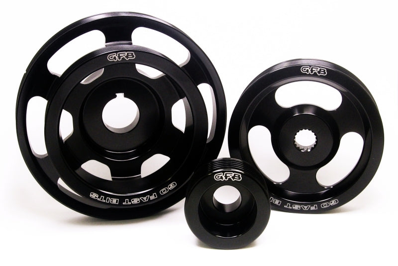 GFB 08+ WRX/STi / 09+ Forester / 03-09 LGT 3 pc Underdrive/Non-Underdrive Pulley Kit GFB 08+ WRX/STi / 09+ Forester / 03-09 LGT 3 pc Underdrive/Non-Underdrive Pulley Kit
