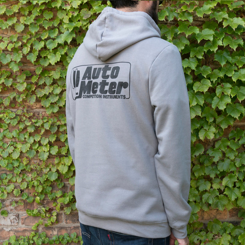 Autometer Gray Competition Pullover Hoodie - Adult XL Autometer Gray Competition Pullover Hoodie - Adult XL